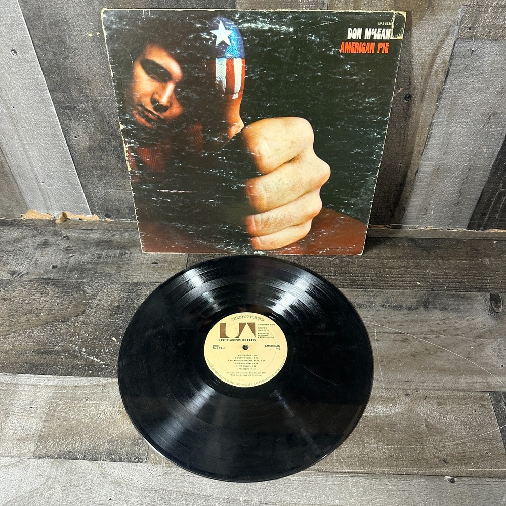 Don McLean American Pie LP Record 1971 United Artists UAS-5535